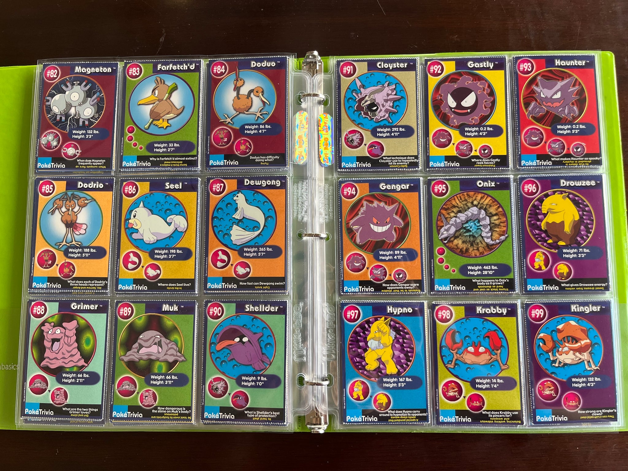 uncut burger king pokemon cards Burger King Pokétrivia Promo Original 151 Complete Set 1999| TradingCardSets.Com