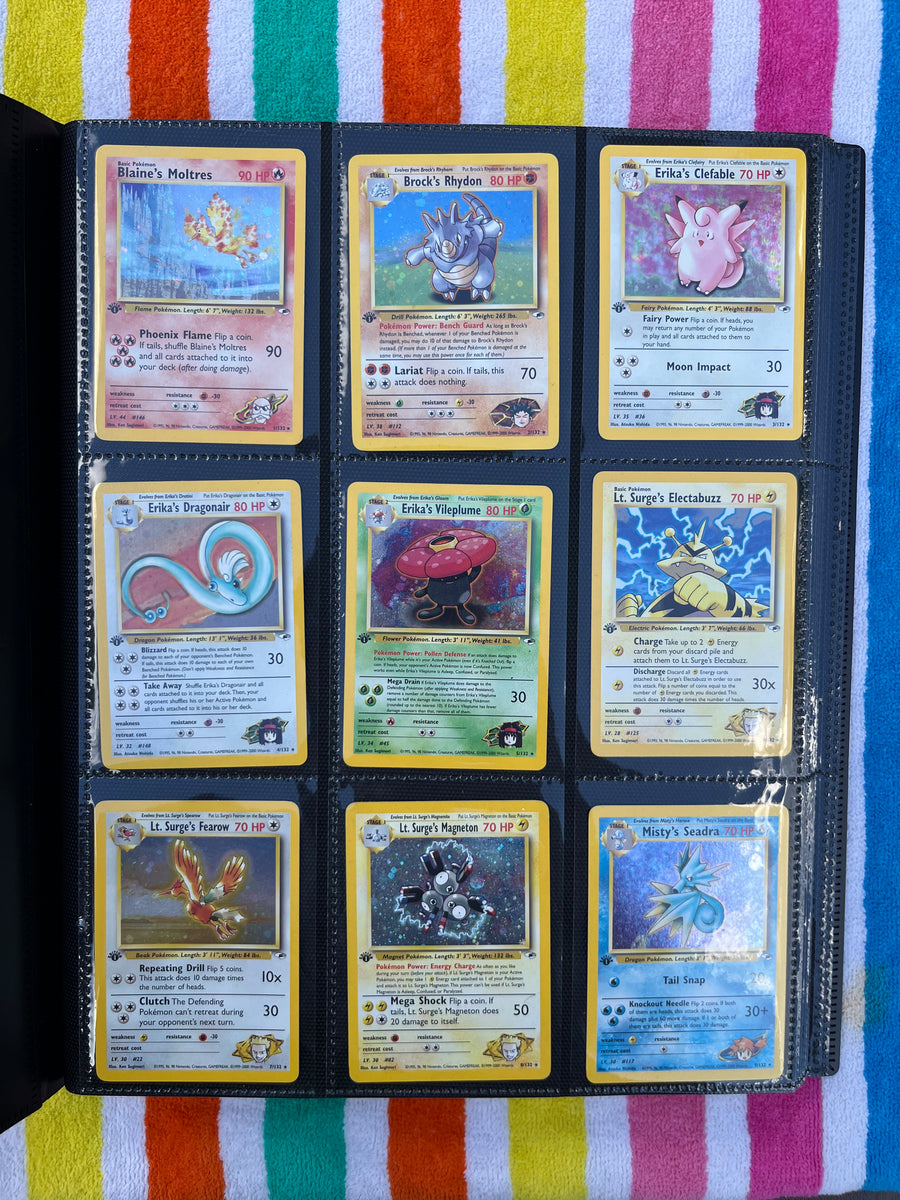 1st Edition Gym Heroes Complete Set (132/132) 2000