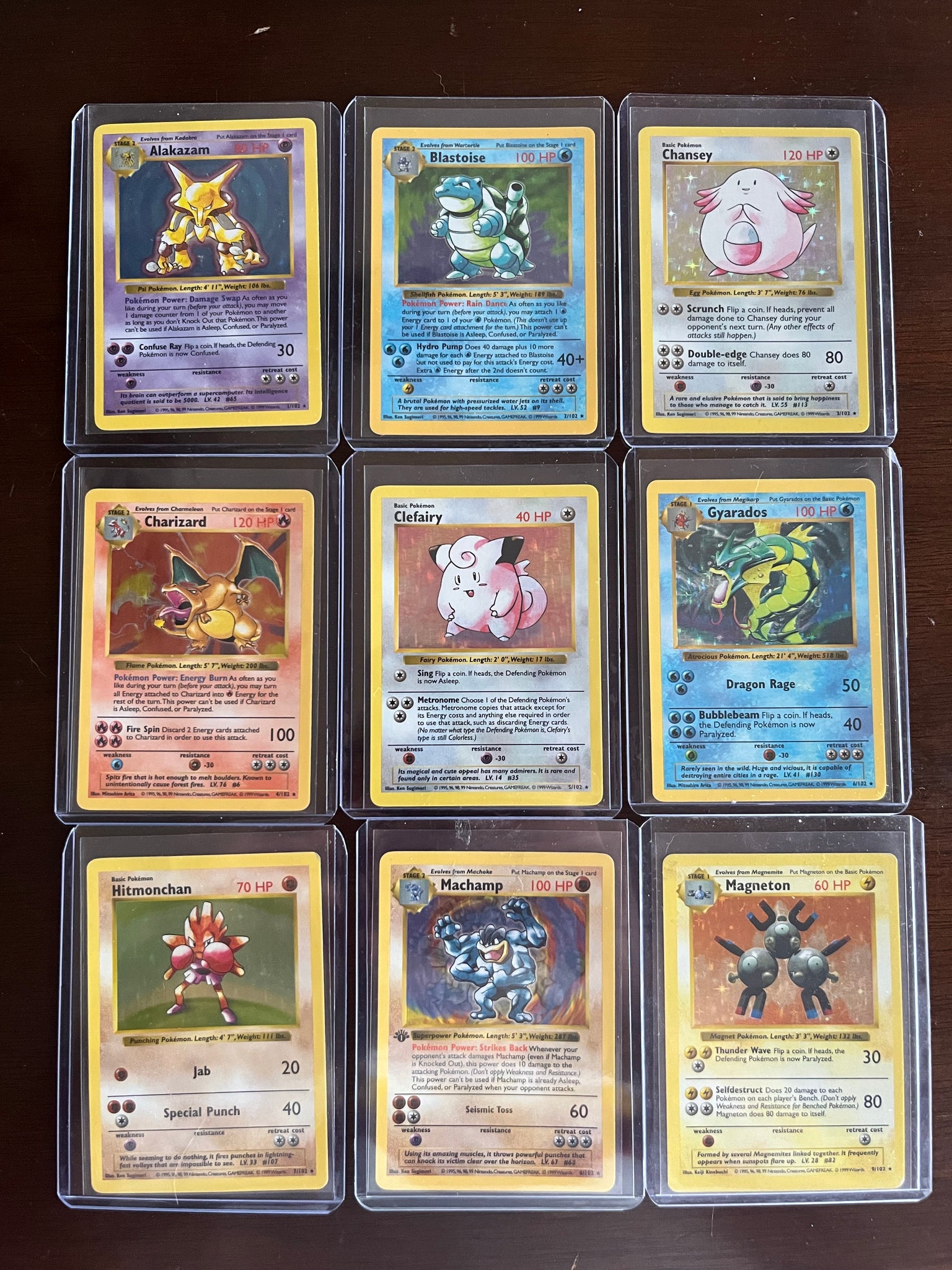 Shadowless Base Set Complete Master Set (102/102) 1999| TradingCardSets.Com Shadowless Base Set Complete Master Set (102/102) 1999| TradingCardSets.Com