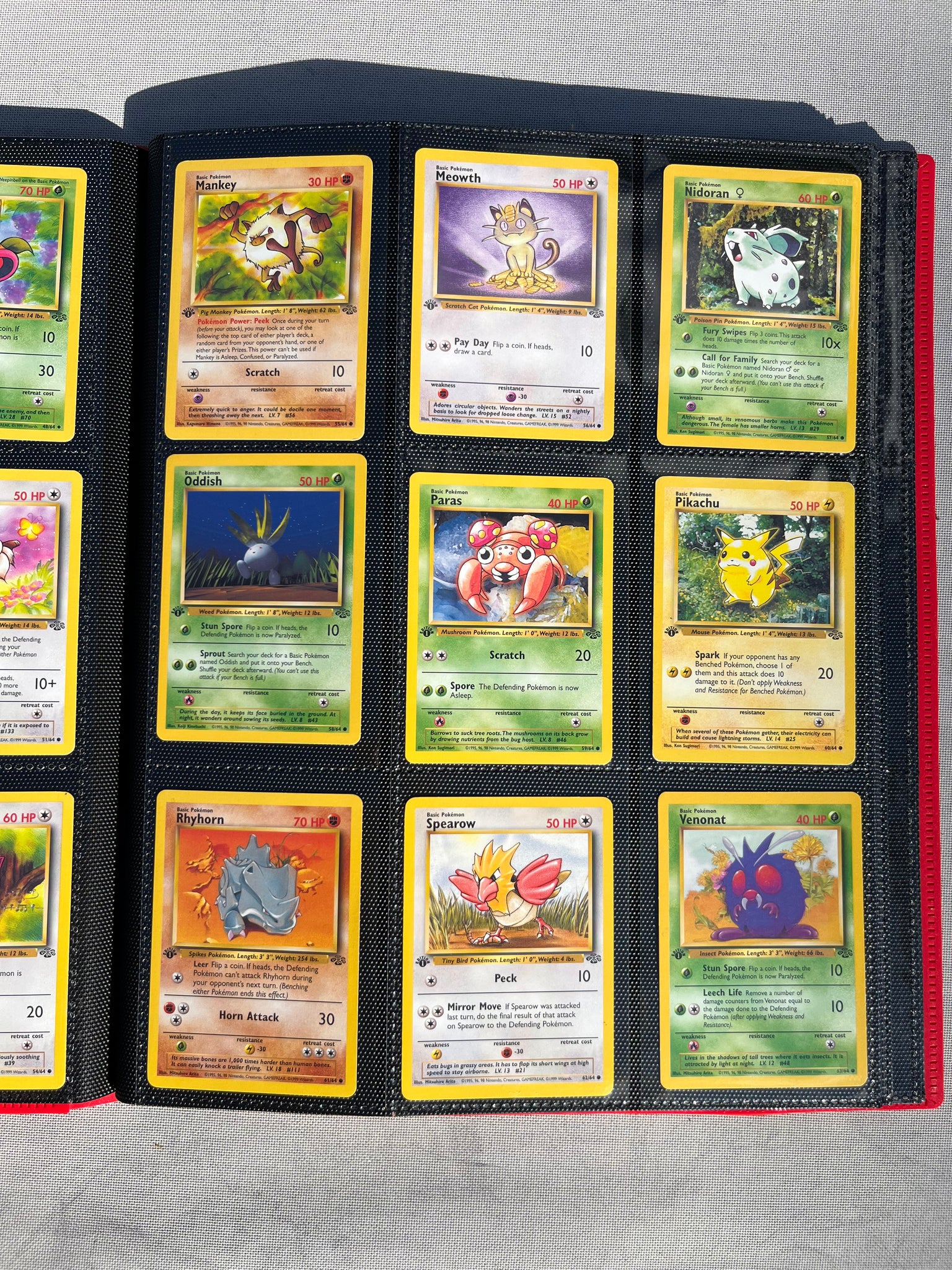 pokemon first edition all cards 1st Edition Jungle (64/64) Complete Set 1999| TradingCardSets.Com