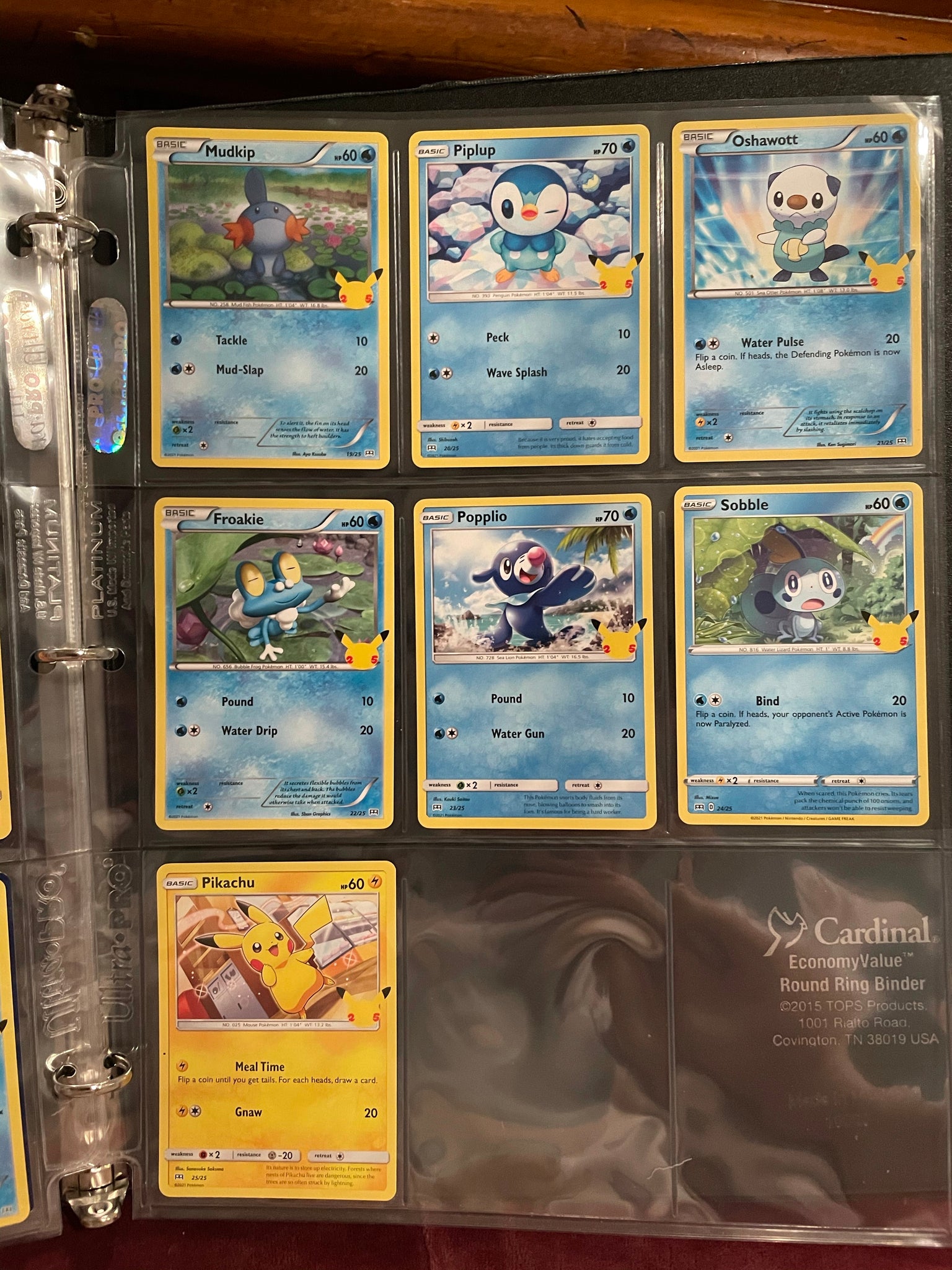 McDonald's (ITA) 25th Anniversary Pokemon Cards, Enter and Choose Card