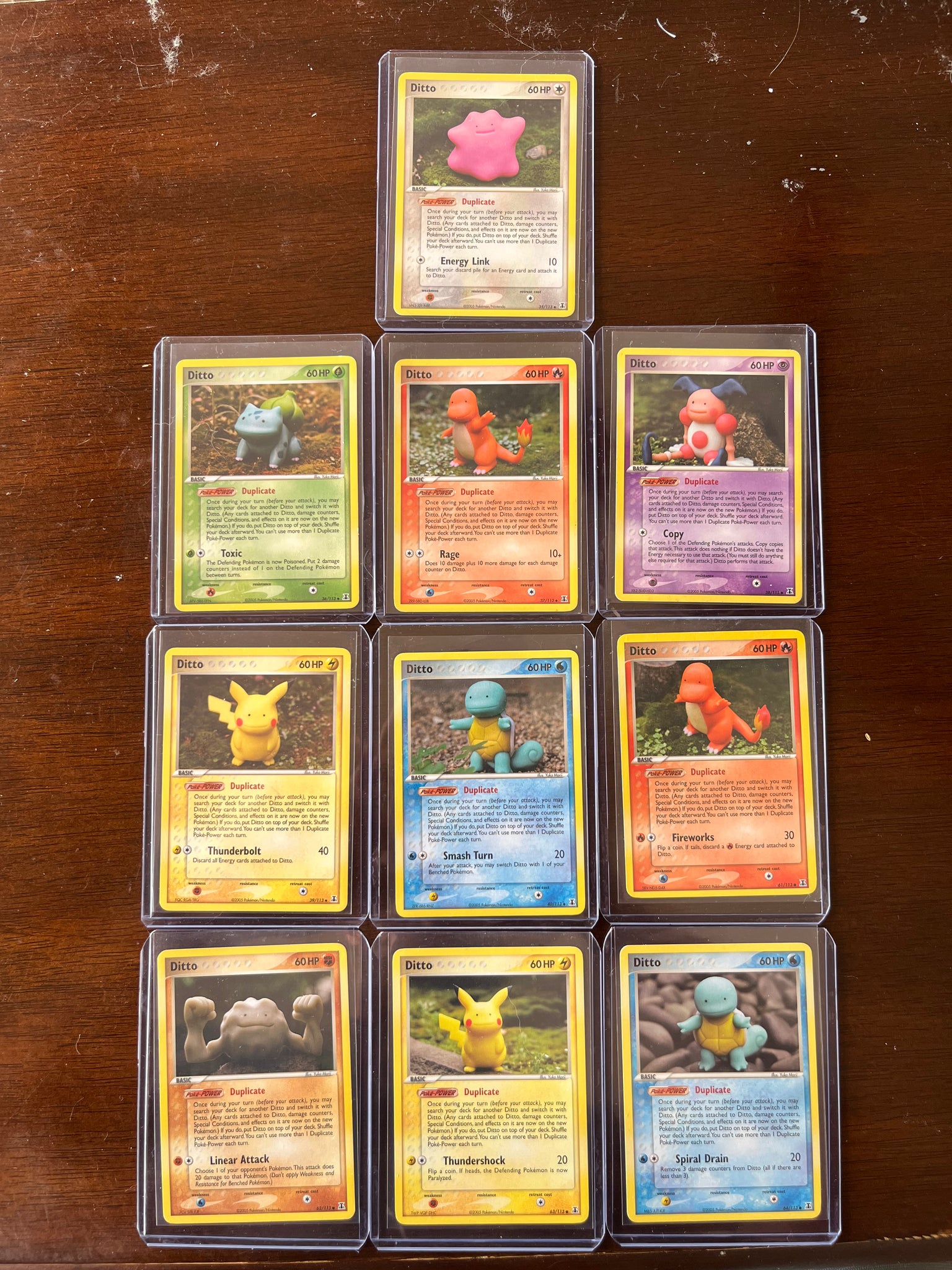 Ditto Delta Species Complete Set (10 Cards) 2005 EX Delta| TradingCardSets.Com Ditto Delta Species Complete Set (10 Cards) 2005 EX Delta| TradingCardSets.Com