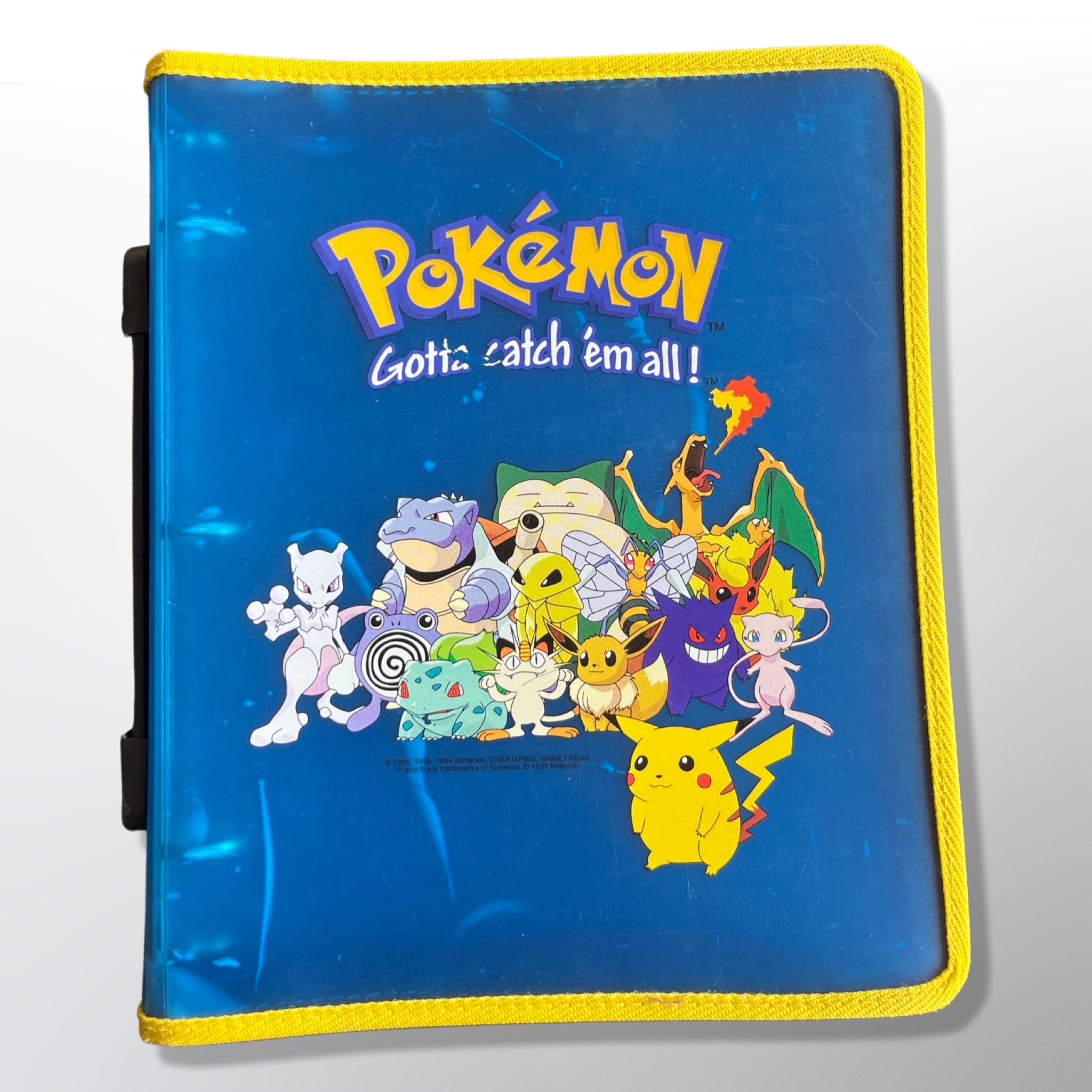 Pokmon Official 1999 Blockbuster Zipper Binder Vintage (Used) Pokmon Official 1999 Blockbuster Zipper Binder Vintage (Used)