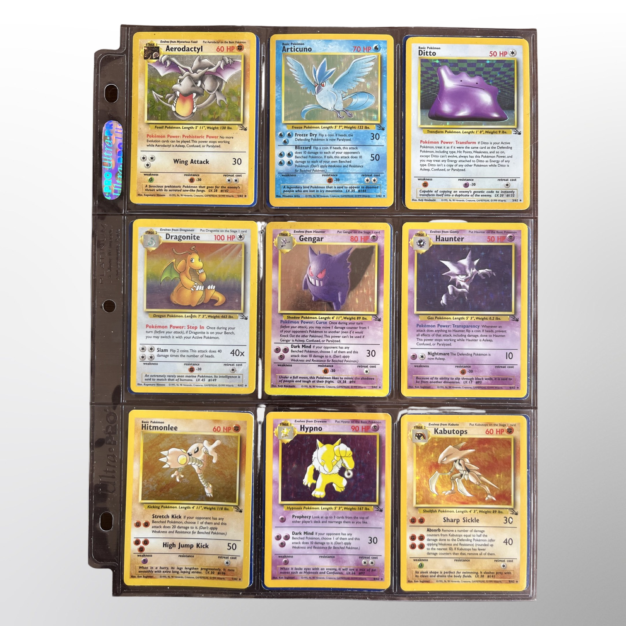 Aerodactyl 16/62 - Fossil - Base Set - Pokemon Trading Card Game -  PokeMasters