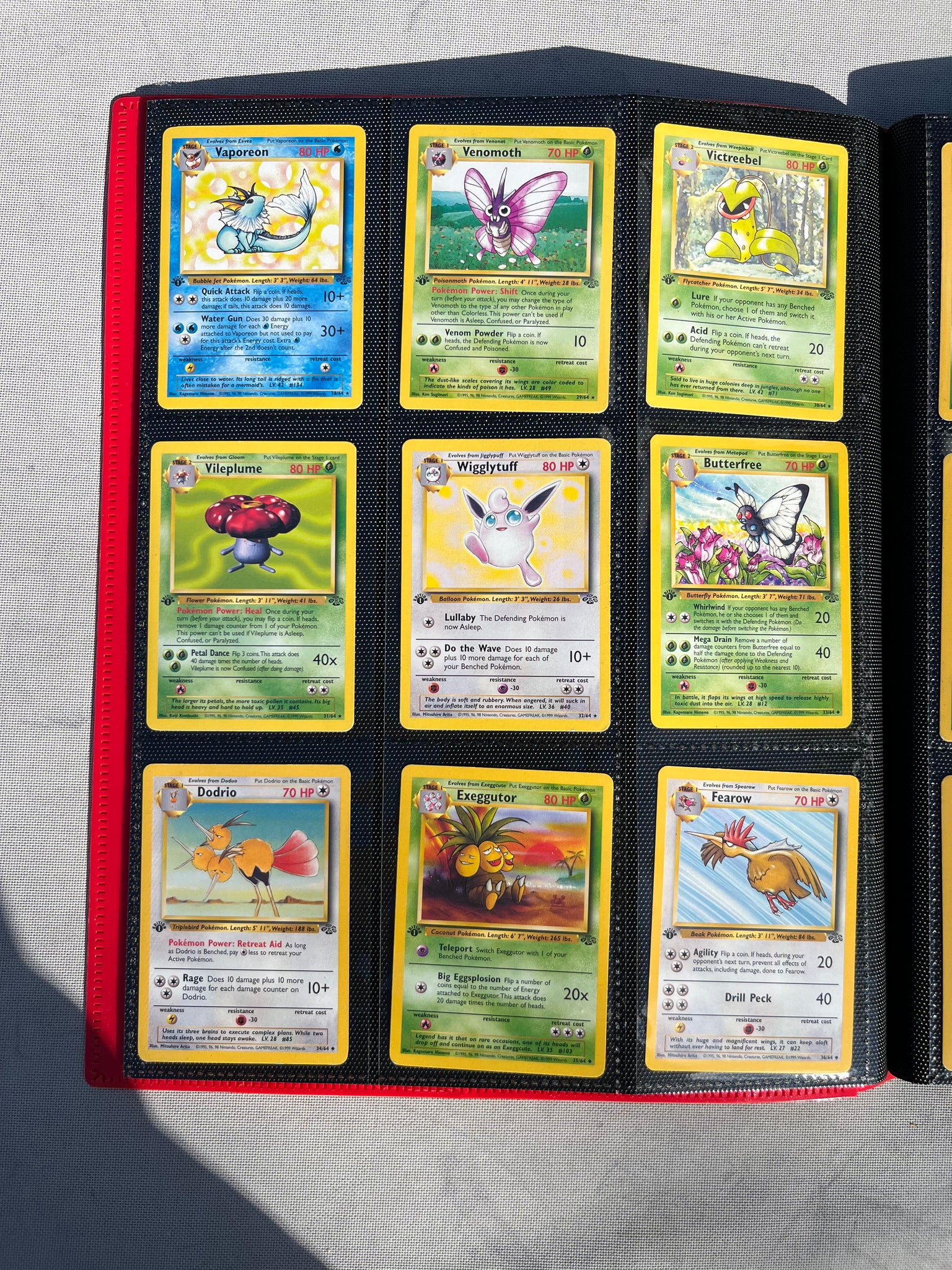 pokemon jungle 1st edition card list Vaporeon from 1999 set This pack is a rare chance to have and hold a piece of one of the first sets in Pokemon history pokemon tcg jungle card list