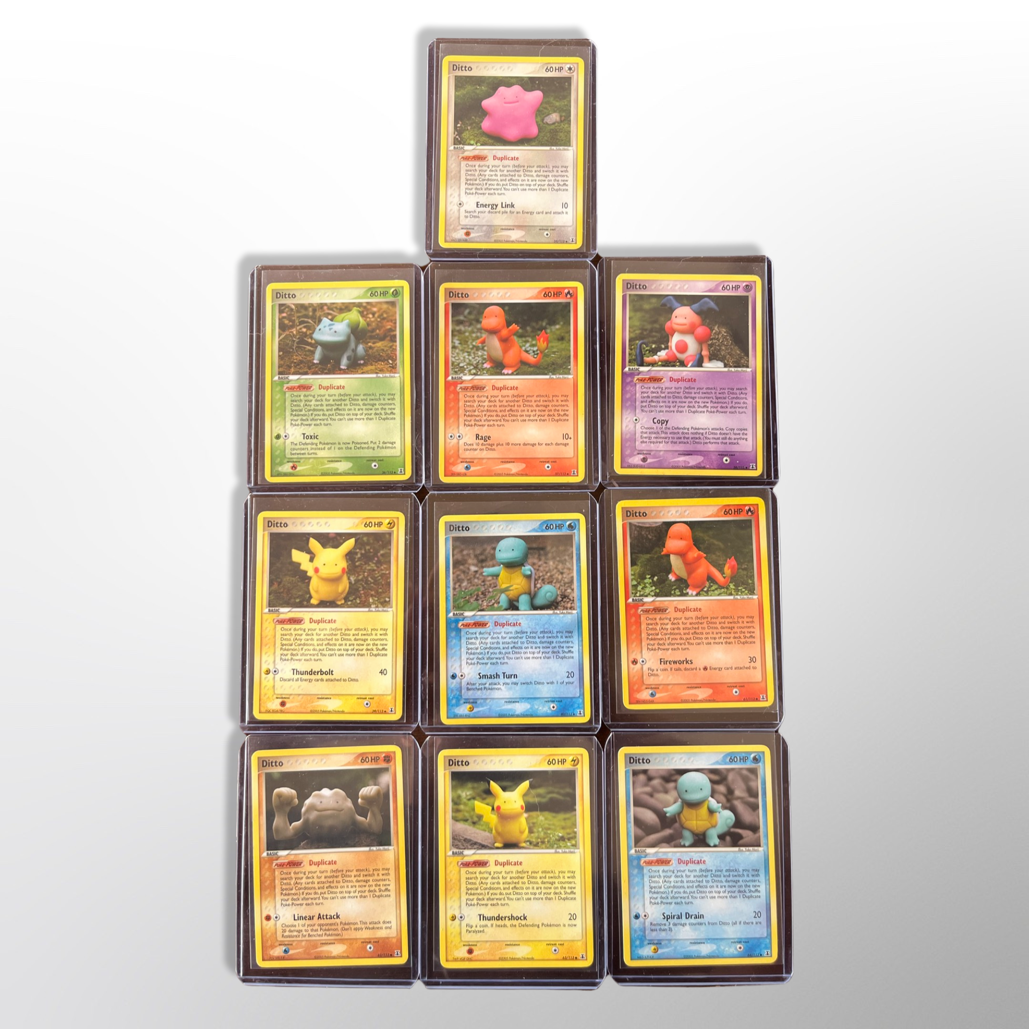 Ditto Delta Species Complete Set (10 Cards) – 2005 EX Delta Ditto Delta Species Complete Set (10 Cards) – 2005 EX Delta